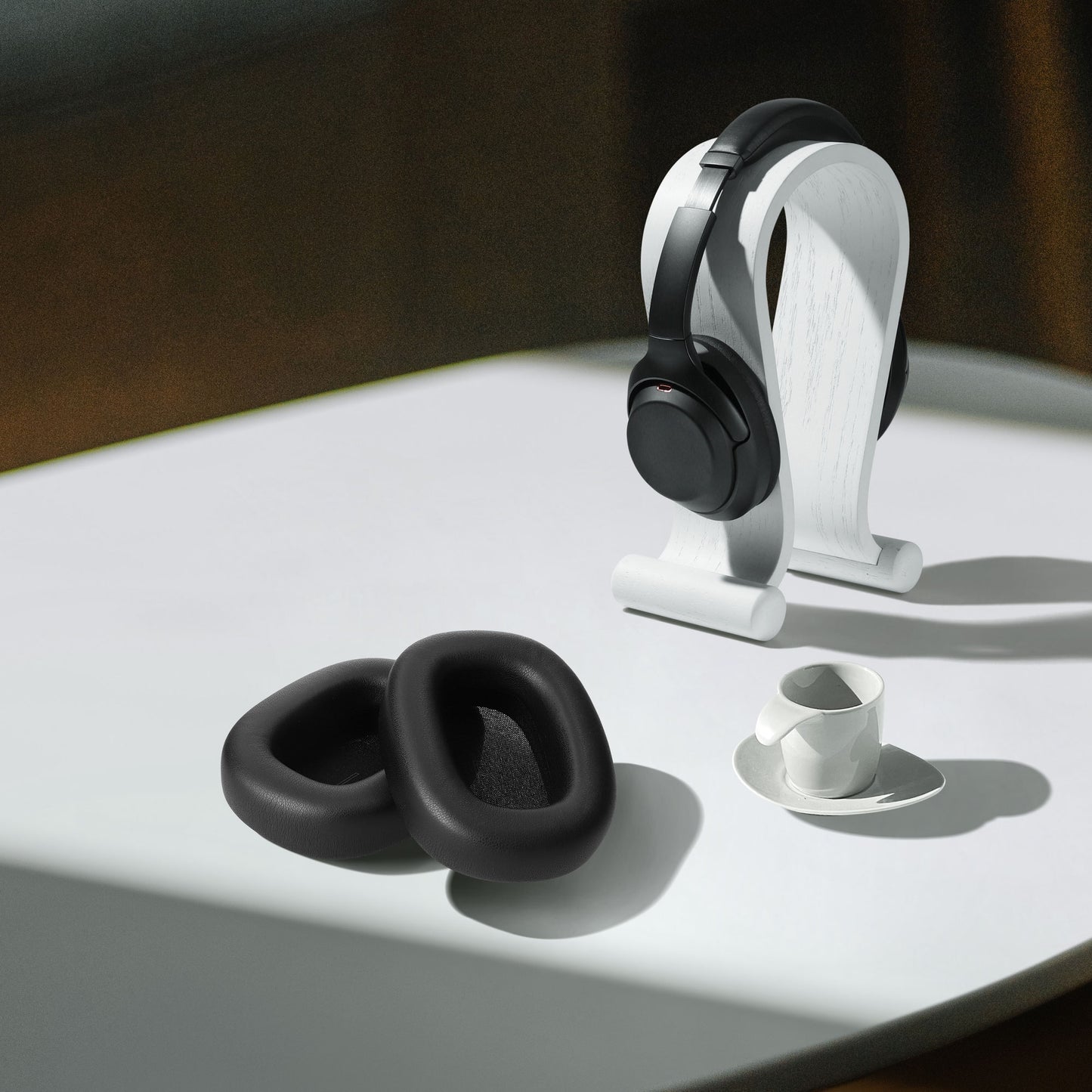 kwmobile Ear Pads for Bowers & Wilkins PX7 S3 Ear Cushions Replacement Headphone Spare Parts Over-Ear Headphones