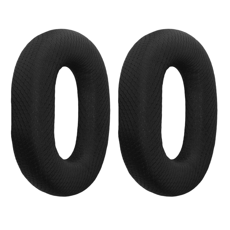 kwmobile 2x Mesh Polyester Ohr Polster für Razer BlackShark V3 Pro Ohrpolster - Ersatz Ohrpolster - Kopfhörer Ersatzteile - Kopfhörer Ersatzpolster für Over Ear Headphones Schwarz  