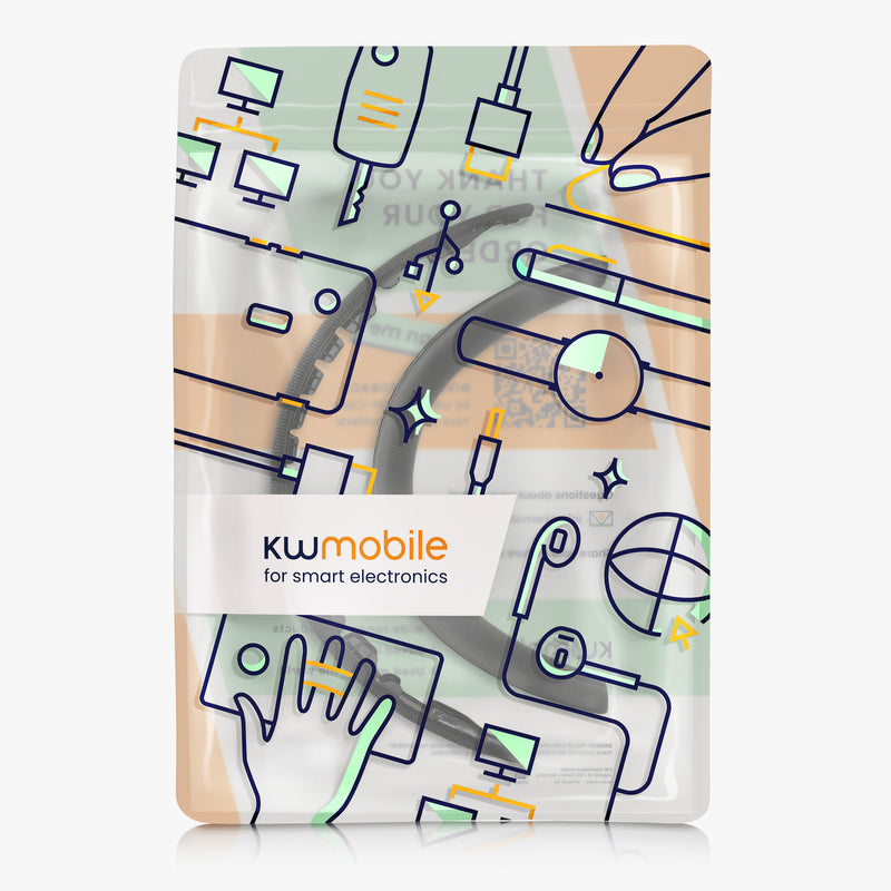 kwmobile Replacement Earpads compatible with Bowers & Wilkins PX7 S2 / PX 8 - Headphone Replacement Pads