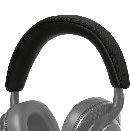 kwmobile Ersatz Bügelpolster kompatibel mit Bowers & Wilkins PX7 S2 / PX 8 - Kopfbügelpolster aus Kunstleder - Kopfhörer Ersatz Polster - Schwarz Schwarz  