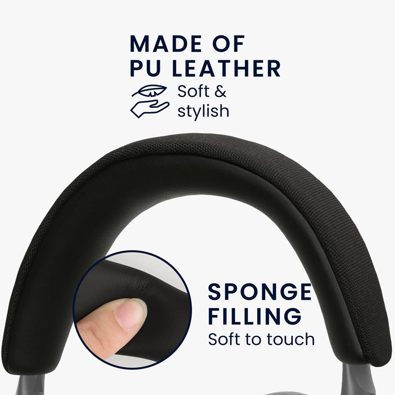 kwmobile Replacement Earpads compatible with Bowers & Wilkins PX7 S2 / PX 8 - Headphone Replacement Pads