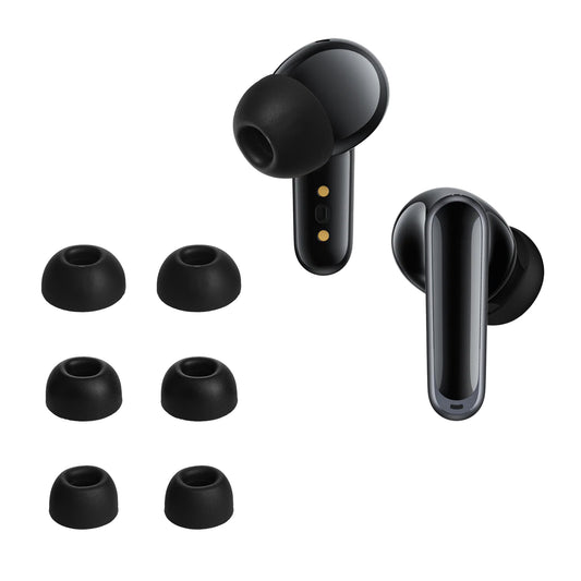 kwmobile 6x Polster kompatibel mit Anker soundcore P40i - 3 Größen - Silikon Ohrstöpsel In-Ear Kopfhörer Schwarz  