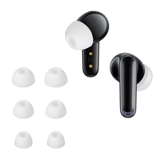 kwmobile 6x Polster kompatibel mit Anker soundcore P40i - 3 Größen - Silikon Ohrstöpsel In-Ear Kopfhörer Weiß  