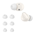 kwmobile 6x Polster kompatibel mit Beats Studio Buds + - 3 Größen - Silikon Ohrstöpsel In-Ear Kopfhörer Weiß  