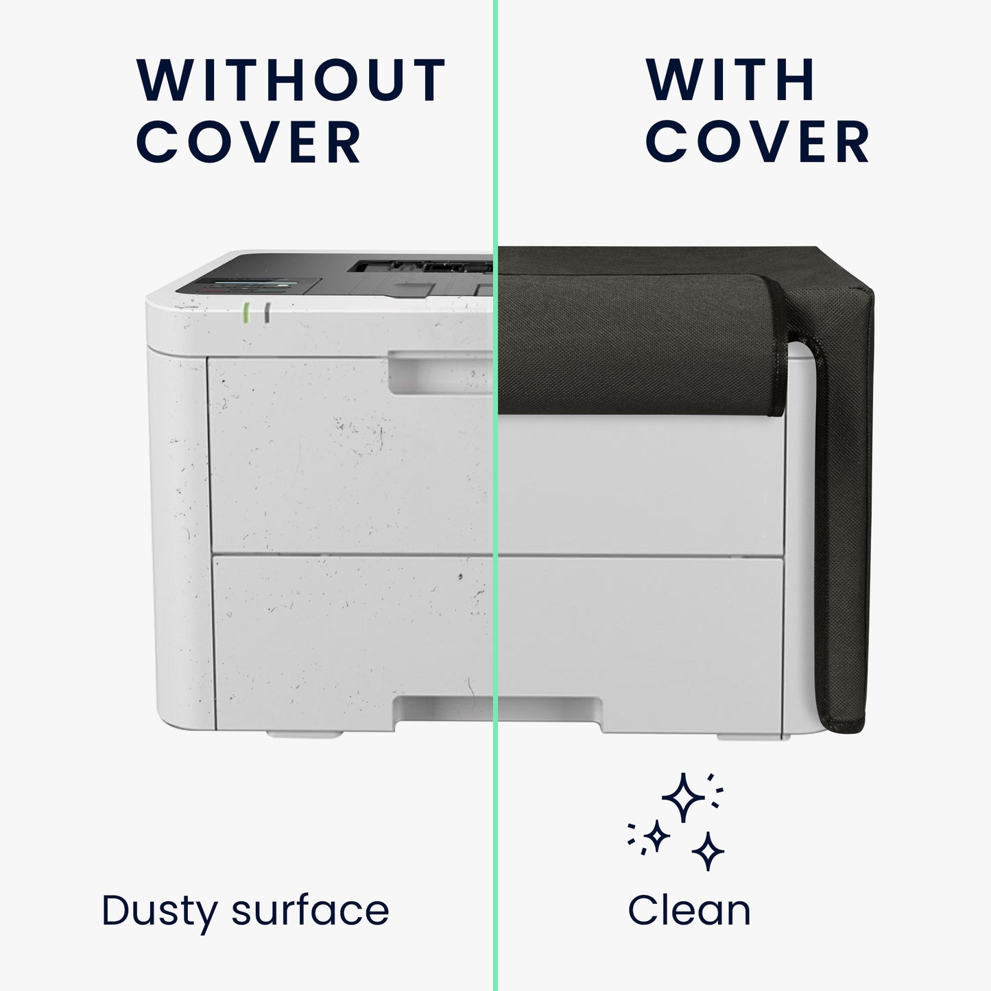 kwmobile Cover compatible with Brother HL-L3220CWE Eco Pro / HL-L3215CW - Printer Dust Cover Protective Hood Case