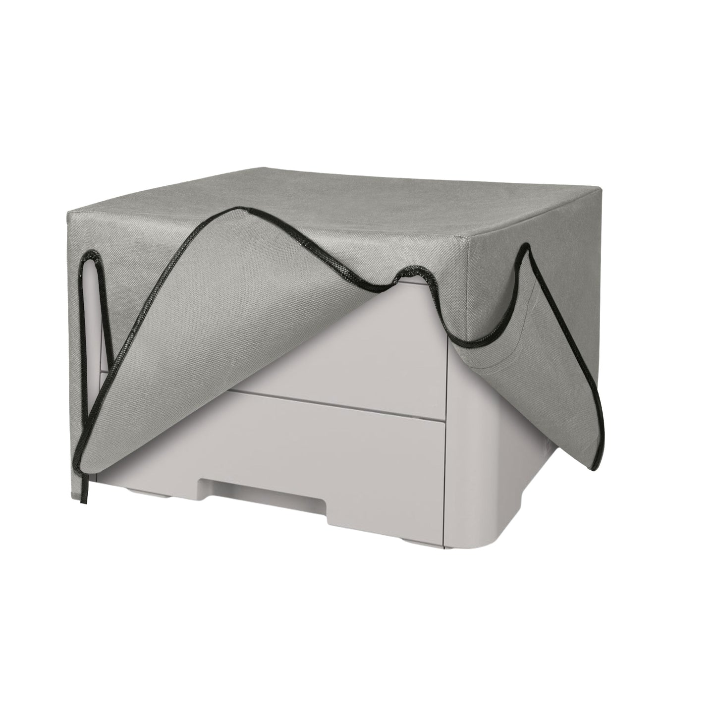 kwmobile Cover kompatibel mit Brother HL-L3220CWE Eco Pro / HL-L3215CW - Tasche Hülle Drucker - Staubschutzhülle Schutzhaube Schutzhülle - Hellgrau Hellgrau  