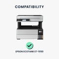 kwmobile Cover compatible with Epson EcoTank ET-5150 - Bag Case Printer - Dust Cover Protective Cover Protective Casing