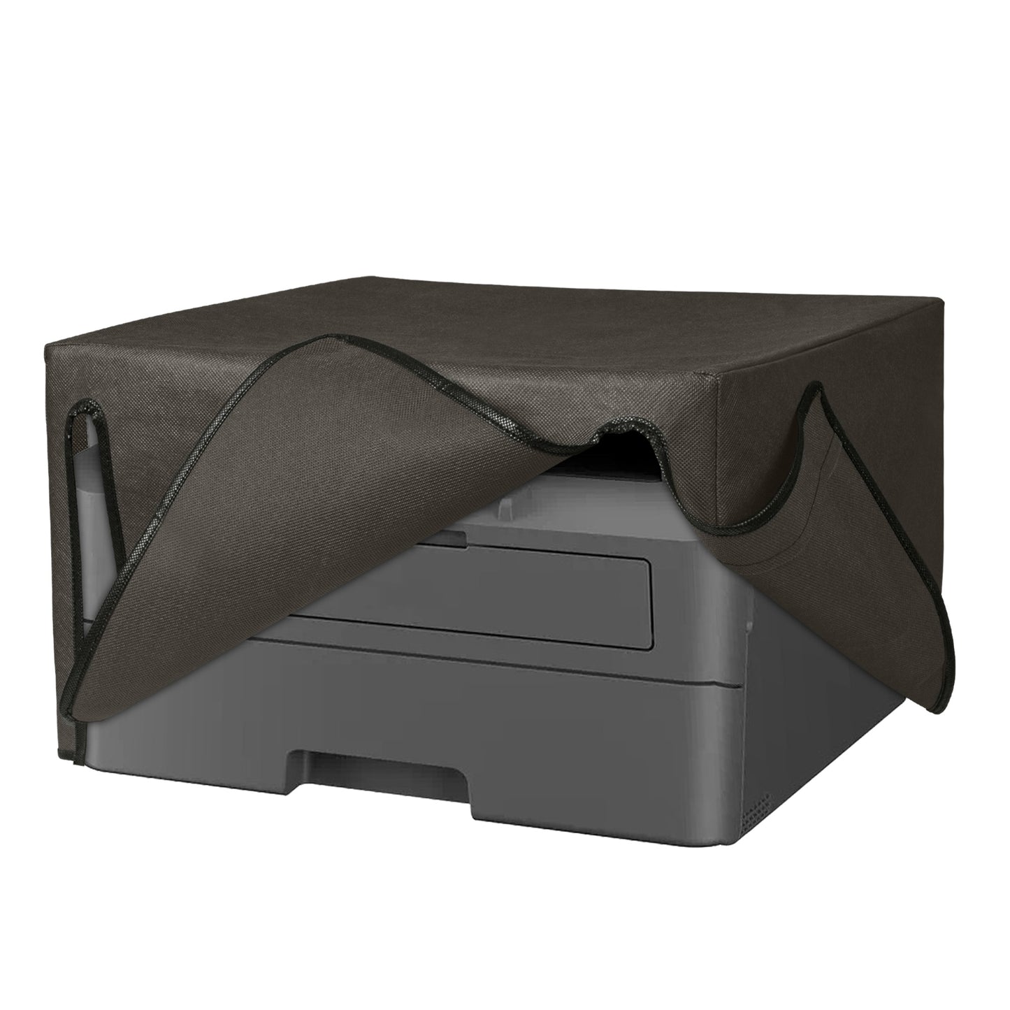 kwmobile Cover kompatibel mit Brother DCP-L2627DWE - Tasche Hülle Drucker - Staubschutzhülle Schutzhaube Schutzhülle - Dunkelgrau Dunkelgrau  
