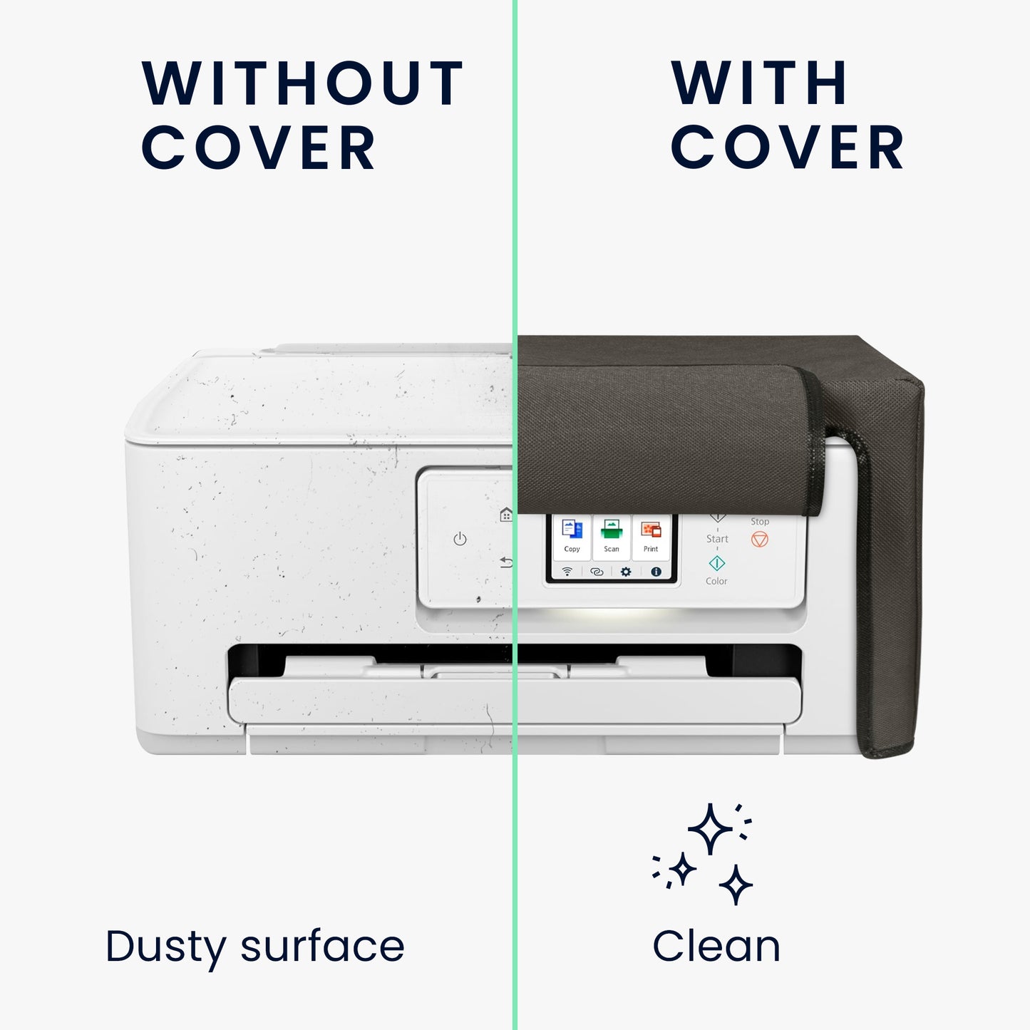 kwmobile Cover compatible with Canon TS7650i - Printer Bag Case - Dust Cover Protective Hood Protective Sleeve
