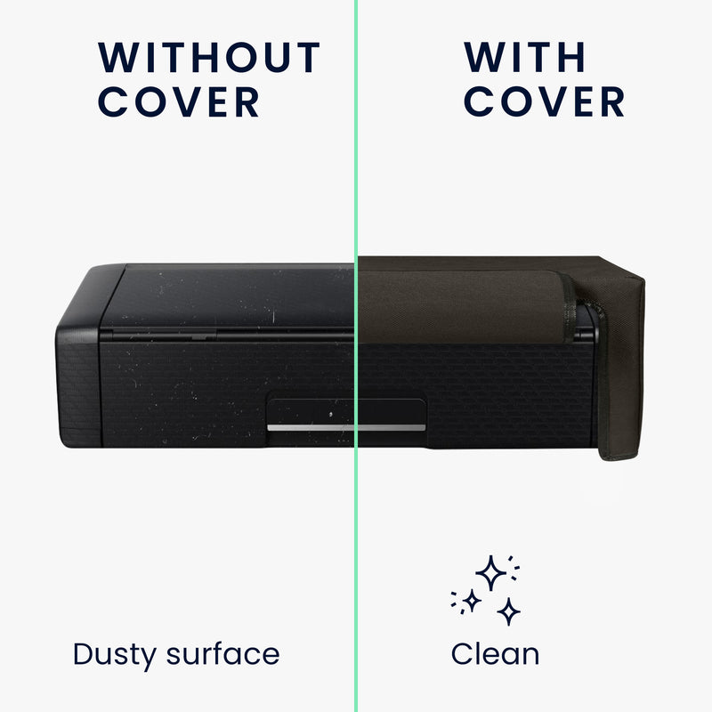 kwmobile Cover compatible with Epson WorkForce WF-110W - Bag Case Printer - Dust Cover Protective Hood Protective Sleeve