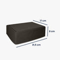 kwmobile Cover compatible with Epson WorkForce WF-110W - Bag Case Printer - Dust Cover Protective Hood Protective Sleeve