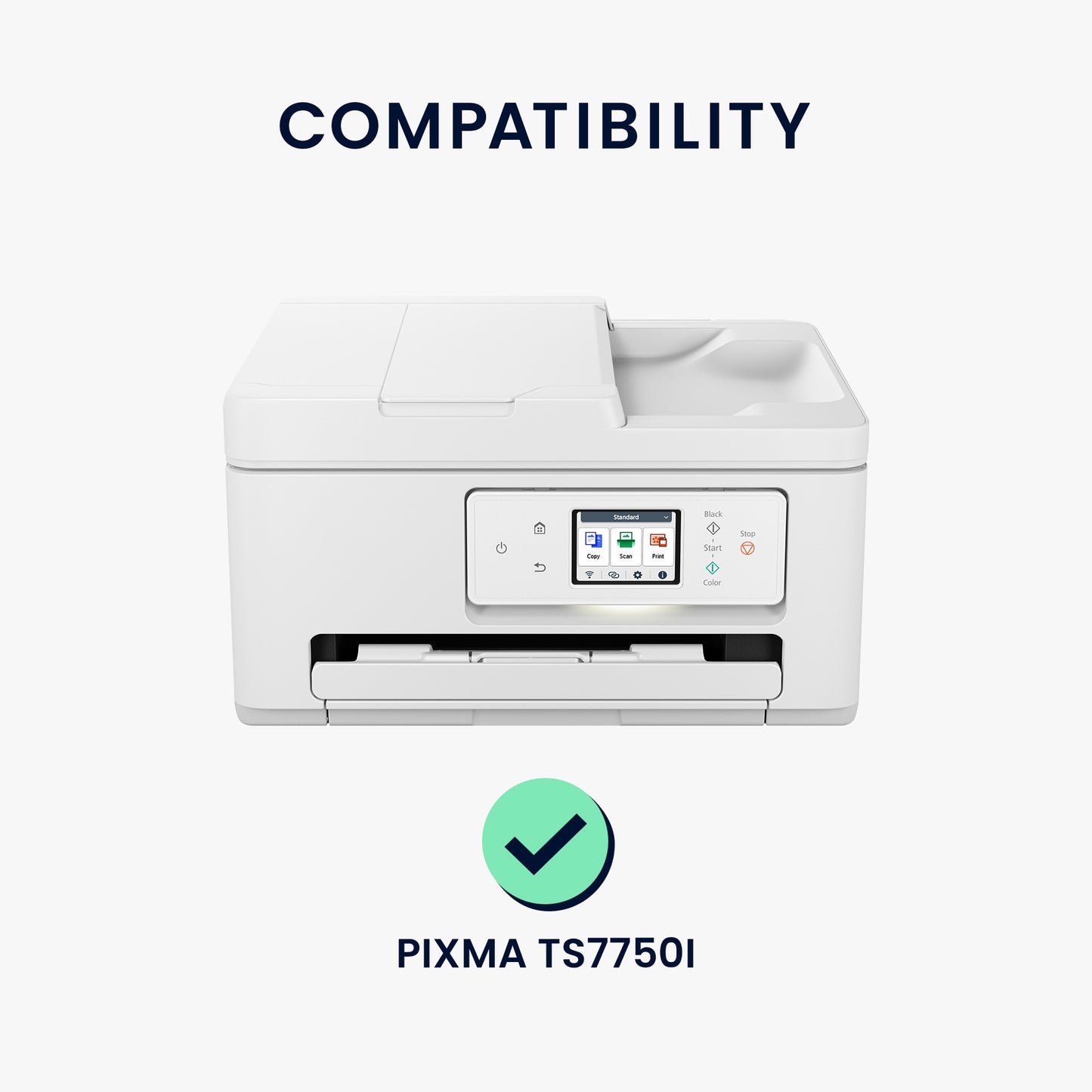 kwmobile Cover compatible with Pixma TS7750i - Printer Bag Case - Dust Cover Protective Hood Protective Case