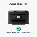 kwmobile Cover compatible with Epson Workforce Pro WF-3820 - Bag Case Printer - Dust Cover Protective Hood Protective Cover