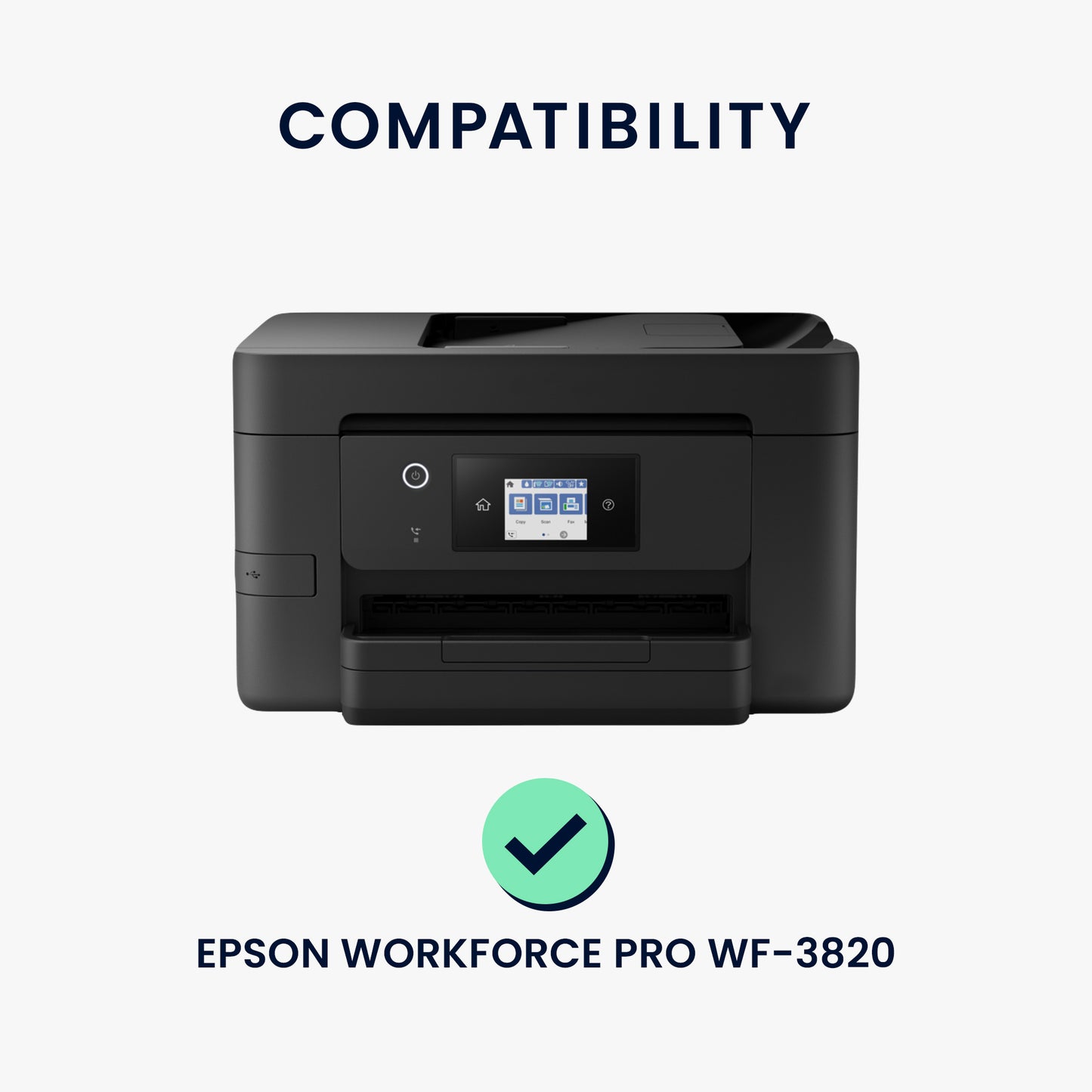 kwmobile Cover compatible with Epson Workforce Pro WF-3820 - Bag Case Printer - Dust Cover Protective Hood Protective Cover