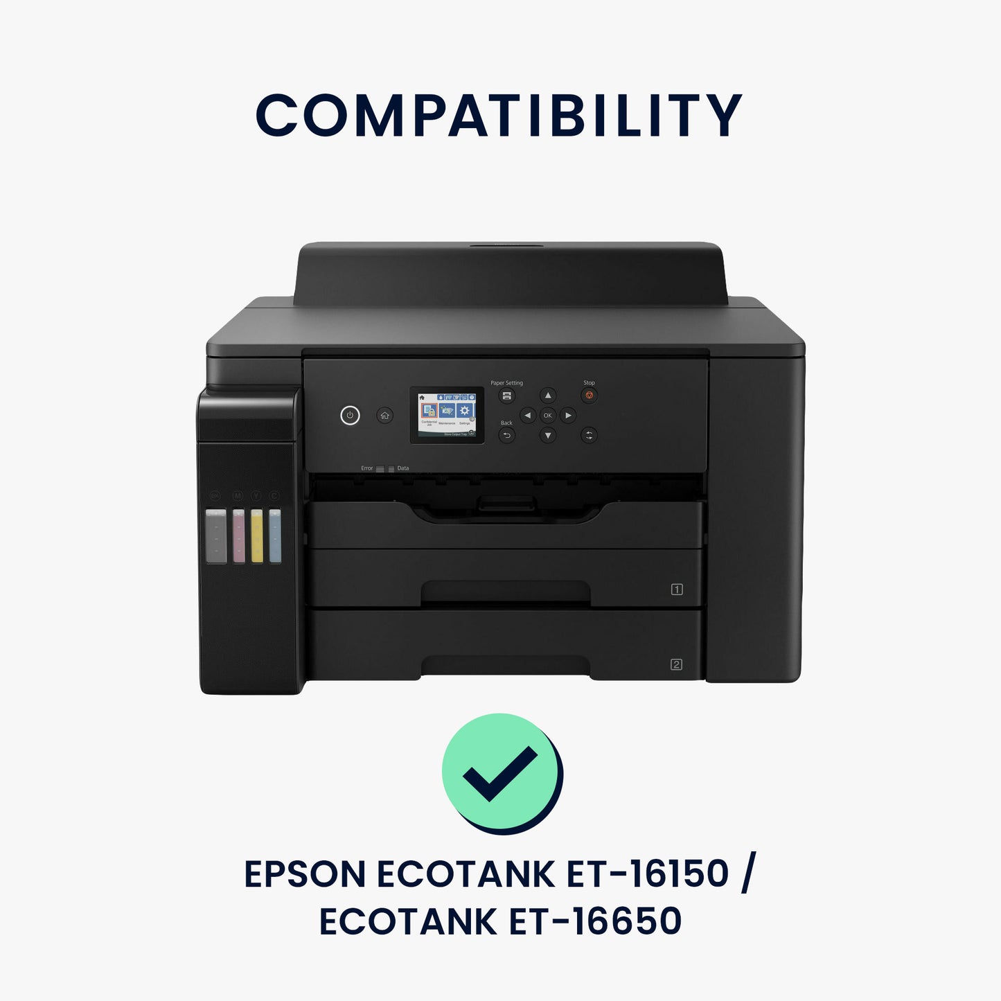 kwmobile Cover compatible with Epson EcoTank ET-16150 / EcoTank ET-16650 - Printer Dust Cover Protective Hood Sleeve