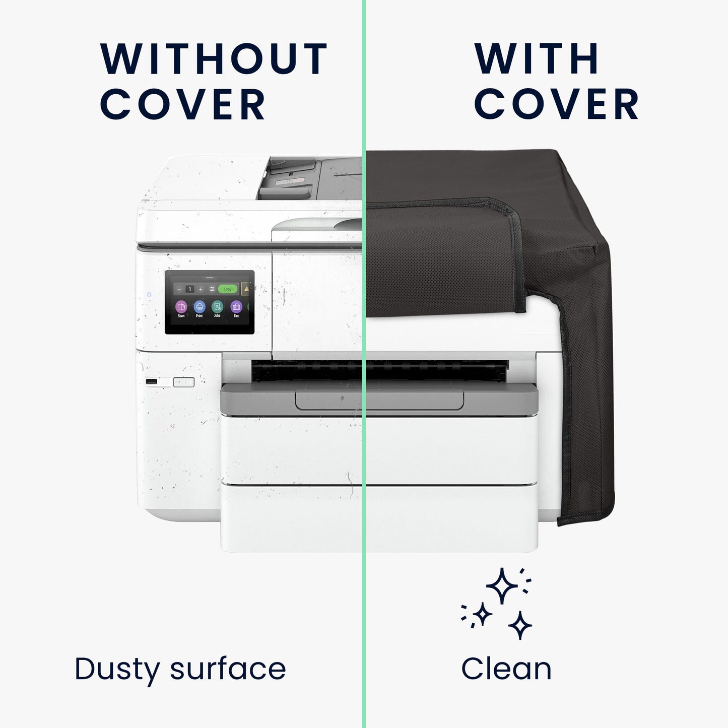 kwmobile Cover compatible with HP OfficeJet Pro 9730e - Printer Dust Cover Protective Hood