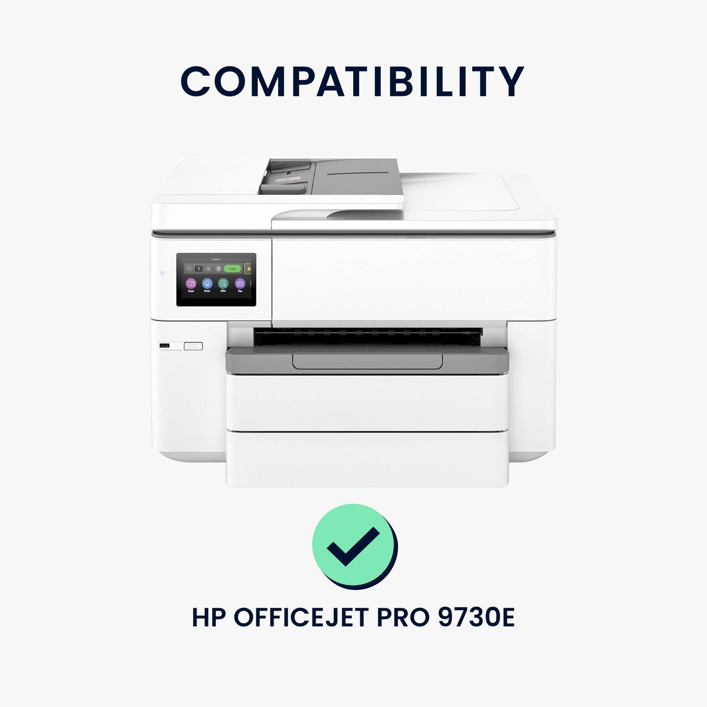kwmobile Cover compatible with HP OfficeJet Pro 9730e - Printer Dust Cover Protective Hood