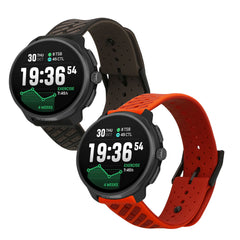 Suunto Race 2 / RUN / Race S / Suunto vertical / 9 Peak / 5 Peak 2x Silicone Replacement Strap Set 14 - 22 cm