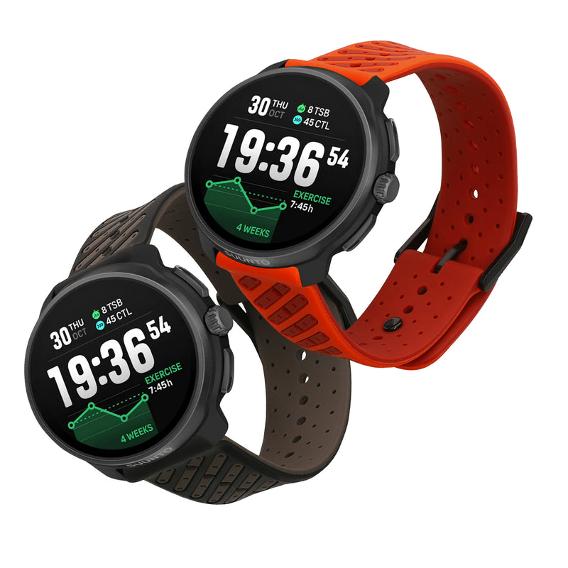 kwmobile Watch Strap for Suunto Race 2 / RUN / Race S / Suunto Vertical / 9 Peak / 5 Peak Wristband Fitness Tracker Band Set Replacement Strap Smartwatch