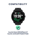 kwmobile Watch Strap for Suunto Race 2 / RUN / Race S / Suunto Vertical / 9 Peak / 5 Peak Wristband Fitness Tracker Band Set Replacement Strap Smartwatch