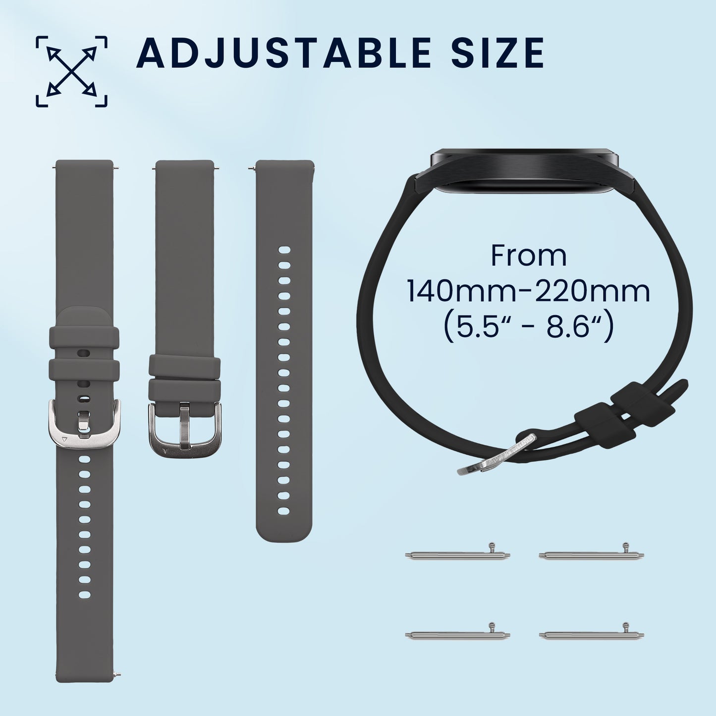 kwmobile Watch Strap for Garmin Venu 4 41mm Bracelet Fitness Tracker Band Set Replacement Strap Smartwatch