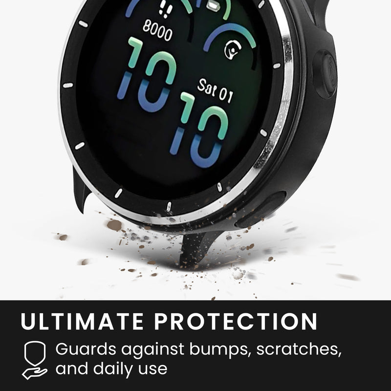 kwmobile Cover Compatible with Garmin vivoactive 6 Case Fullbody Fitness Tracker Case Set