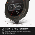 kwmobile Cover compatible with CMF by Nothing Watch Pro 2 Case Fullbody Fitness Tracker Cover Set Made of Stainless Steel