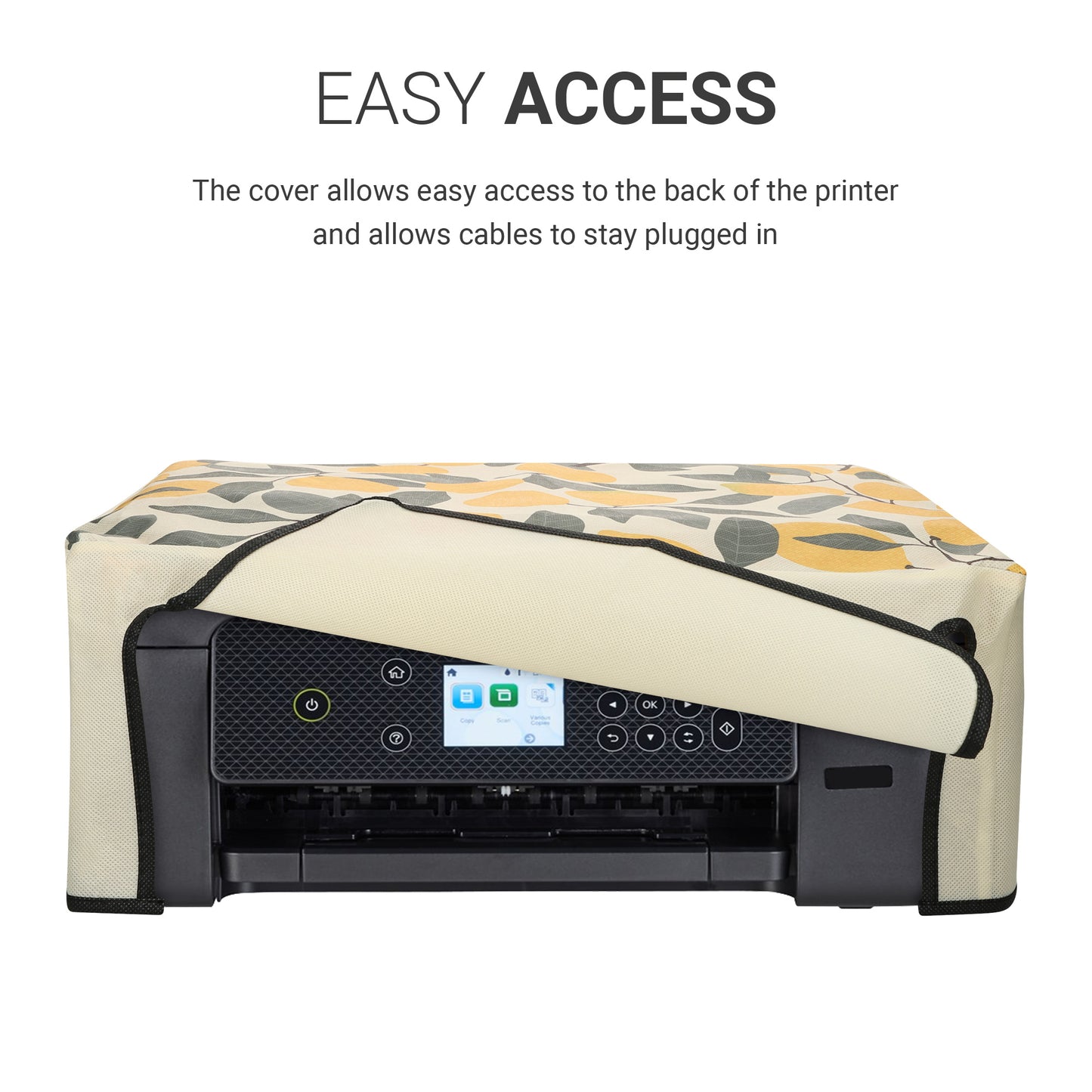 kwmobile Cover Compatible with Epson Expression Home XP-3200 / XP-4200 / XP-4205 - Printer Bag Case - Dust Cover Protective Hood Protective Sleeve