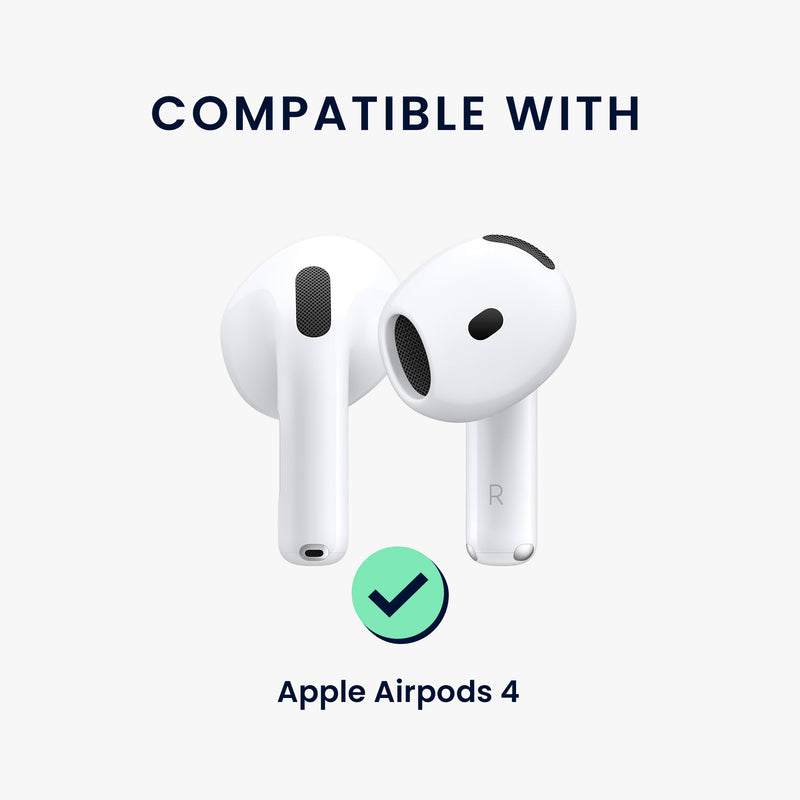 kwmobile Discreet Headphone Stickers Compatible with Apple Airpods 4 Stickers