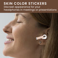 kwmobile Discreet Headphone Stickers Compatible with Apple Airpods 4 Stickers