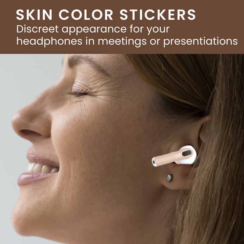 kwmobile Discreet Headphone Stickers Compatible with Apple Airpods 4 Stickers