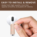 kwmobile Discreet Headphone Stickers Compatible with Apple Airpods 4 Stickers