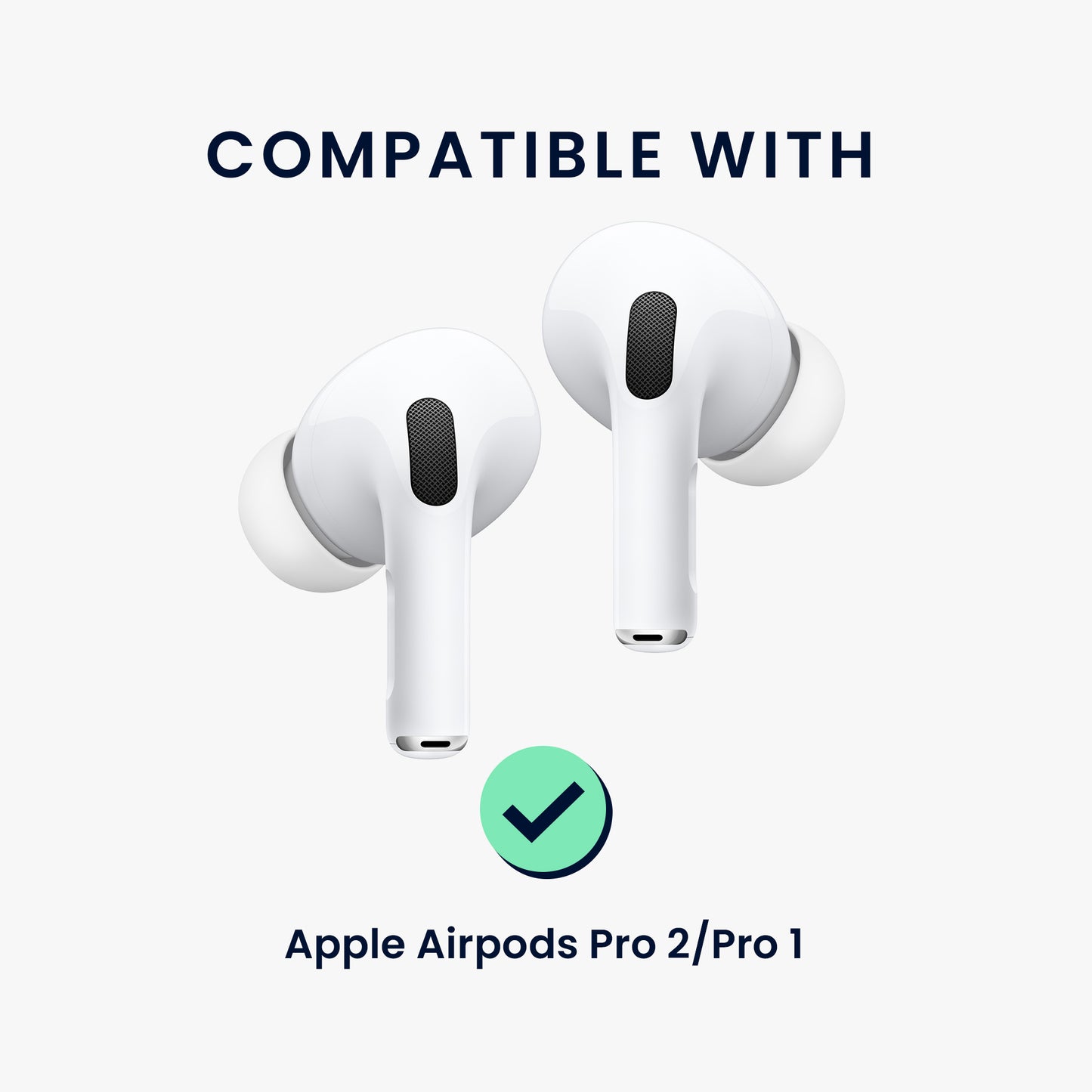 kwmobile discreet headphone stickers compatible with Apple Airpods Pro stickers