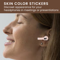 kwmobile discreet headphone stickers compatible with Apple Airpods Pro stickers