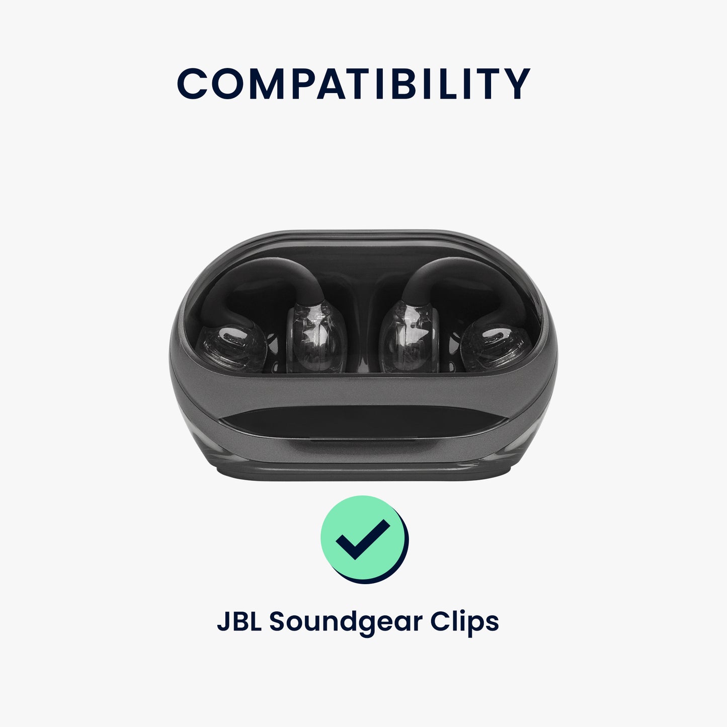 kwmobile Case compatible with JBL Soundgear Clips Headphones