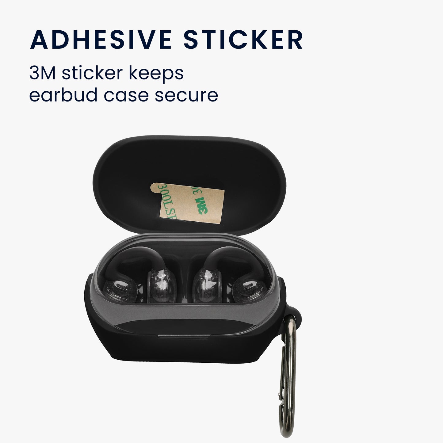 kwmobile Case compatible with JBL Soundgear Clips Headphones