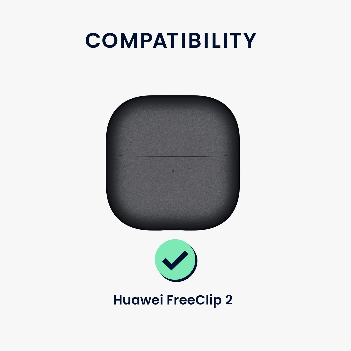 kwmobile Case compatible with Huawei FreeClip 2 Headphones