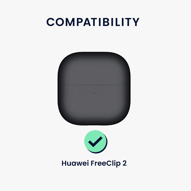 kwmobile Case compatible with Huawei FreeClip 2 Headphones