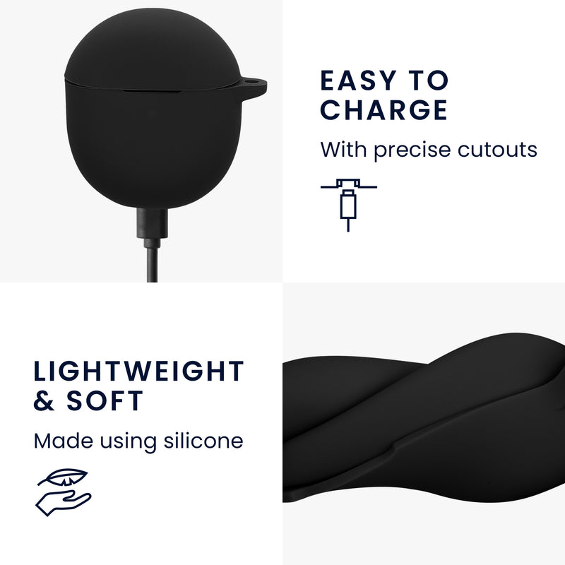 kwmobile Case Compatible with Google Pixel Buds 2A Case - Earphone Case - TPU Cover - Protective Cover