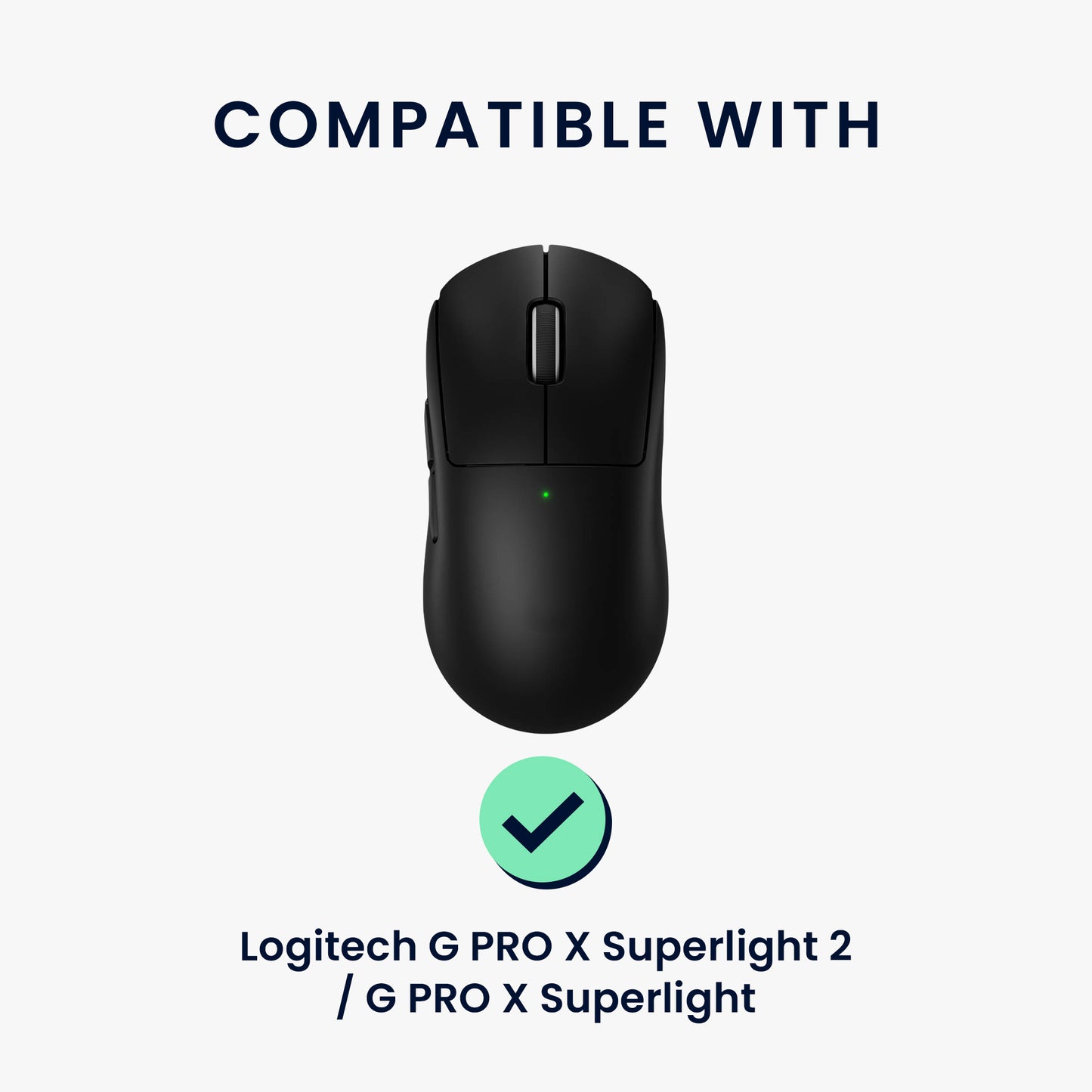 kwmobile Gaming Mouse Grip Tape for Logitech G PRO X Superlight 2 / G PRO X Superlight Mouse Grip Tape - Non-Slip Grip Tape for PC Mouse