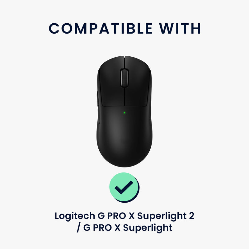 kwmobile Gaming Mouse Grip Tape for Logitech G PRO X Superlight 2 / G PRO X Superlight Mouse Grip Tape - Non-Slip Grip Tape for PC Mouse