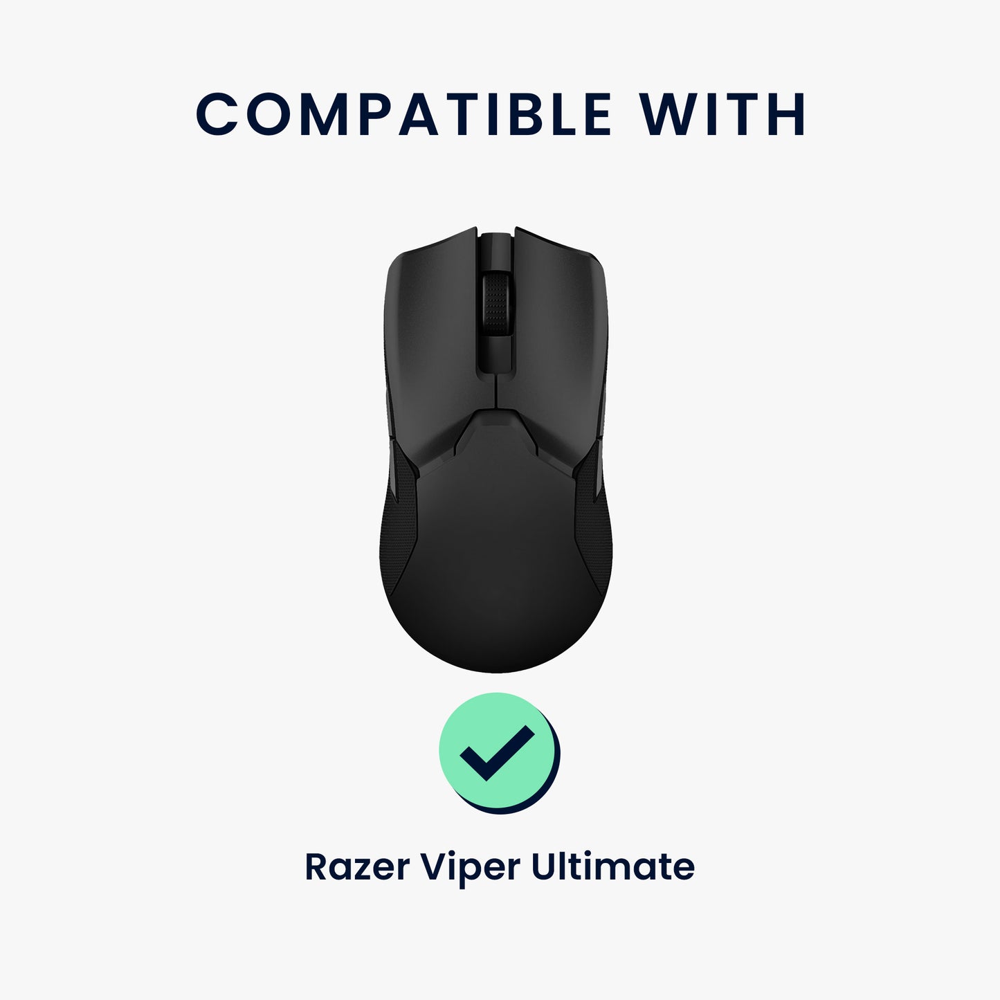 kwmobile Gaming Mouse Grip Tape for Razer Viper Ultimate Mouse Grip Tape - Non-Slip Grip Tape for PC Mouse