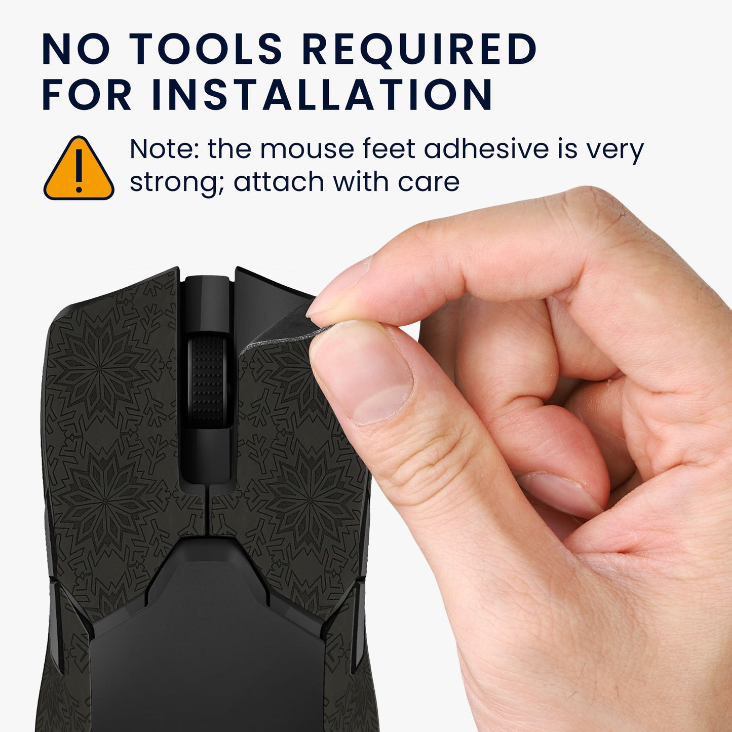 kwmobile Gaming Mouse Grip Tape for Razer Viper Ultimate Mouse Grip Tape - Non-Slip Grip Tape for PC Mouse