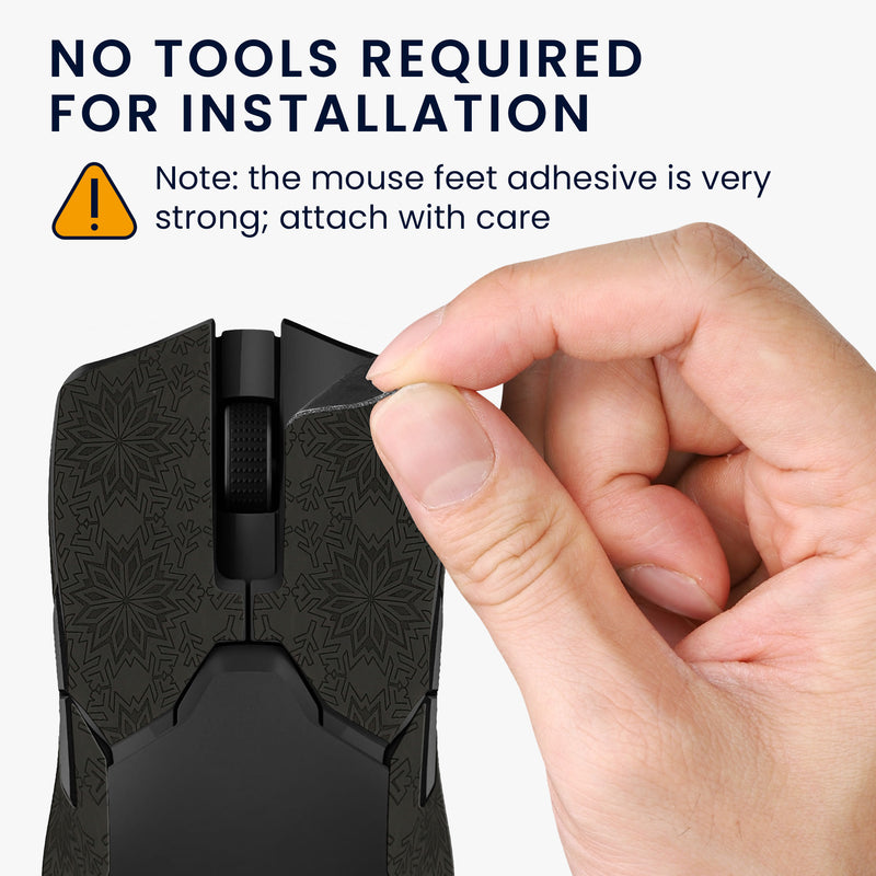 kwmobile Gaming Mouse Grip Tape for Razer Viper Ultimate Mouse Grip Tape - Non-Slip Grip Tape for PC Mouse