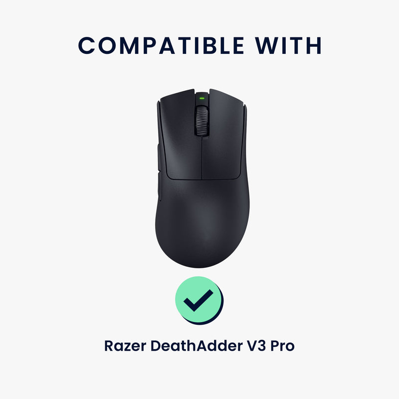 kwmobile Gaming Mouse Grip Tape for Razer DeathAdder V3 Pro Mouse Grip Tape - Non-slip Grip Tape for PC Mouse