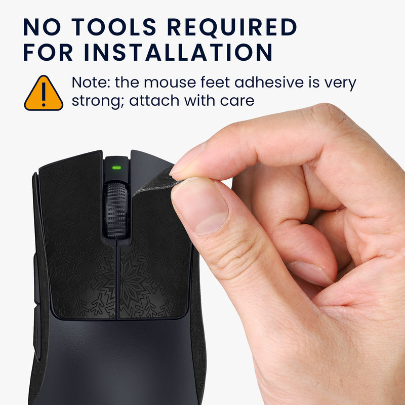kwmobile Gaming Mouse Grip Tape for Razer DeathAdder V3 Pro Mouse Grip Tape - Non-slip Grip Tape for PC Mouse