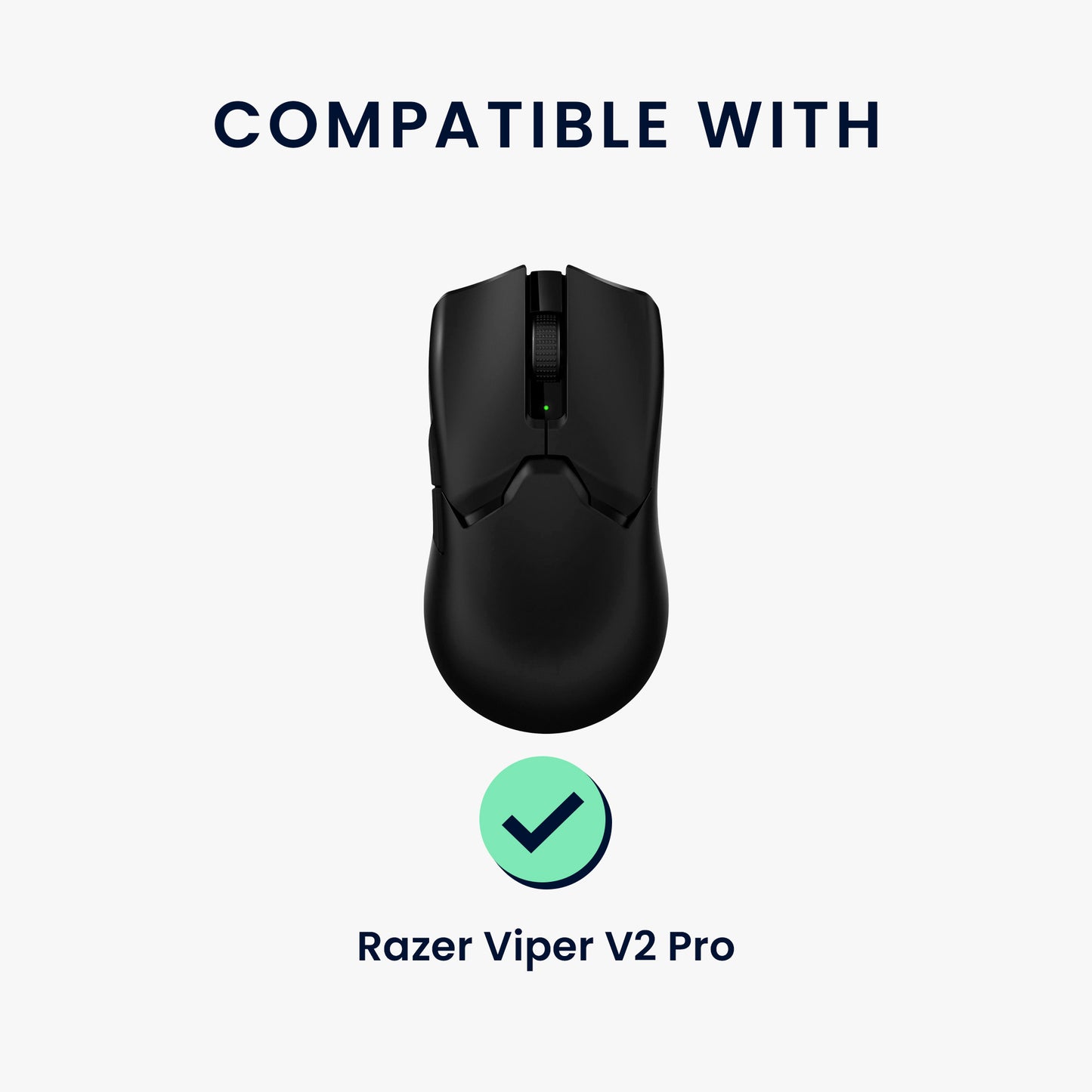 kwmobile Gaming Mouse Grip Tape for Razer Viper V2 Pro Mouse Grip Tape