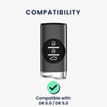 kwmobile Car Key Protection Case Compatible with DR 6.0 / DR 5.0 Case - Key Fob Cover