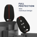 kwmobile Car Key Cover compatible with Fiat 600 600e Hybrid Grande Panda Doblo K9 III Case