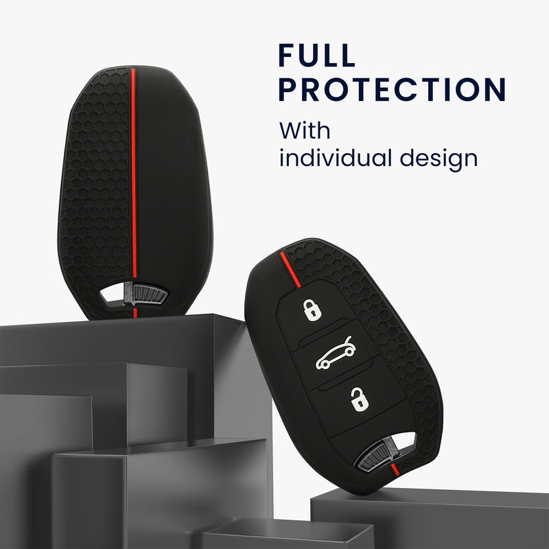 kwmobile Car Key Cover compatible with Fiat 600 600e Hybrid Grande Panda Doblo K9 III Case